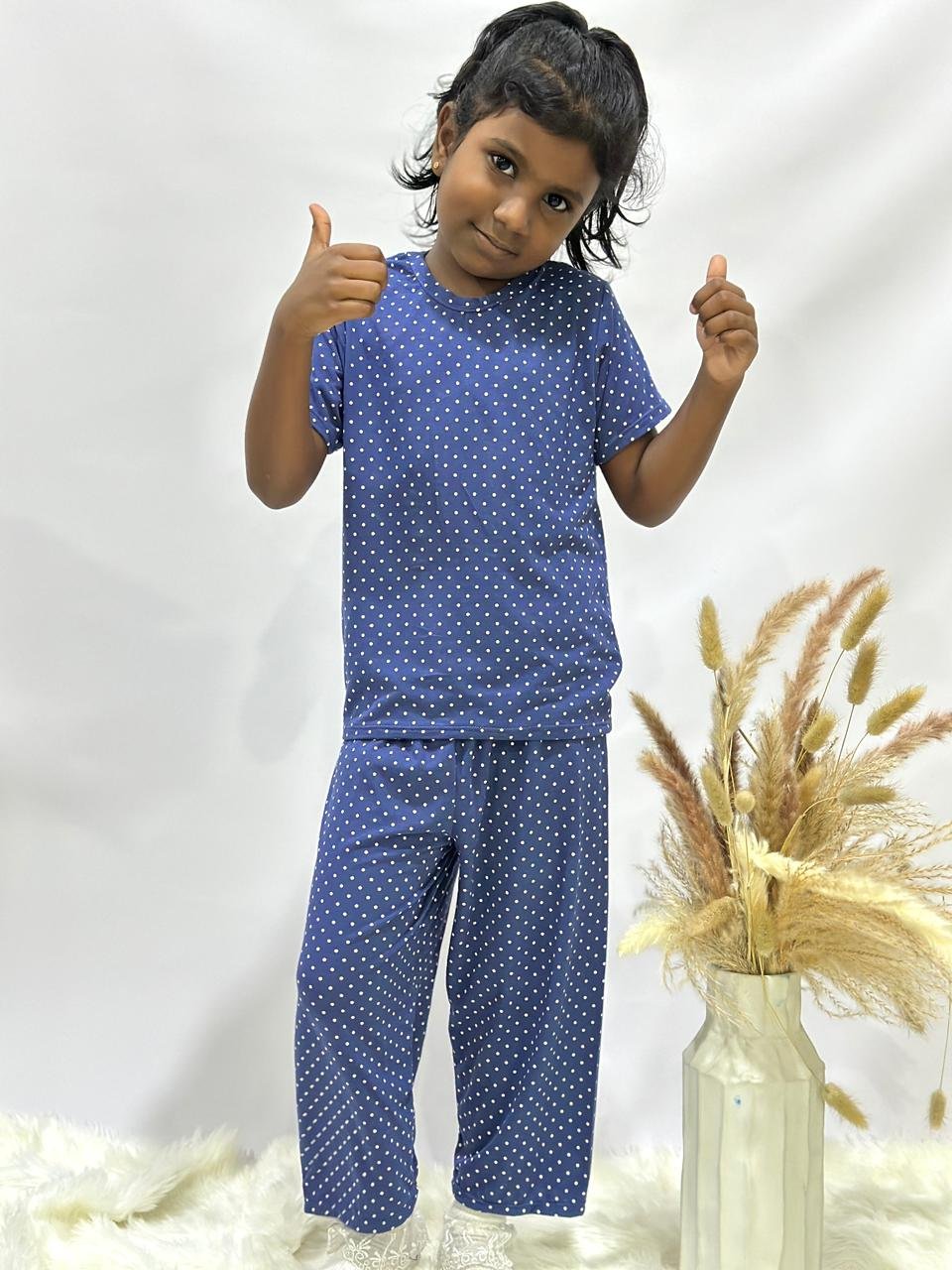 Midnight Dots Pajama Set