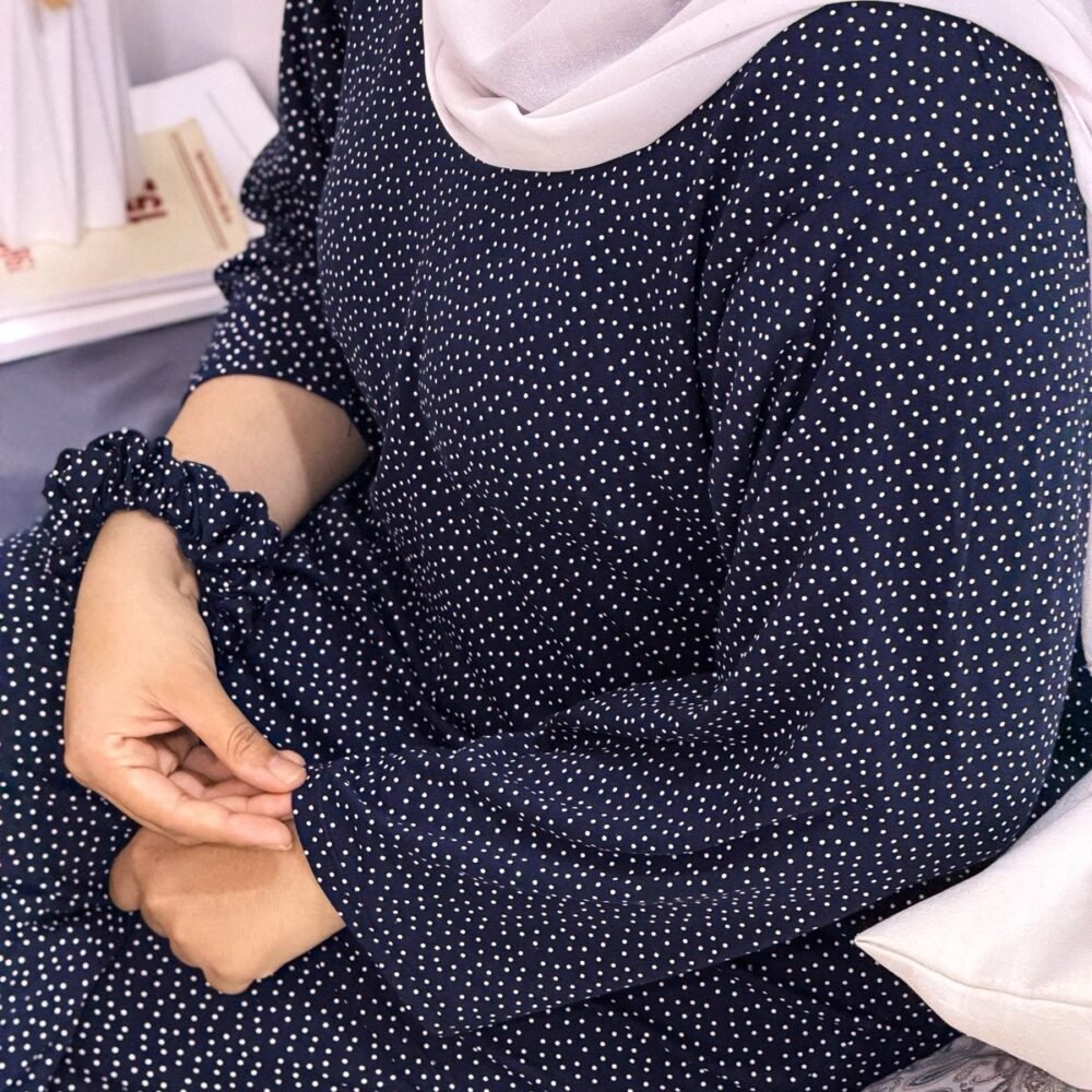 Blue White Dots