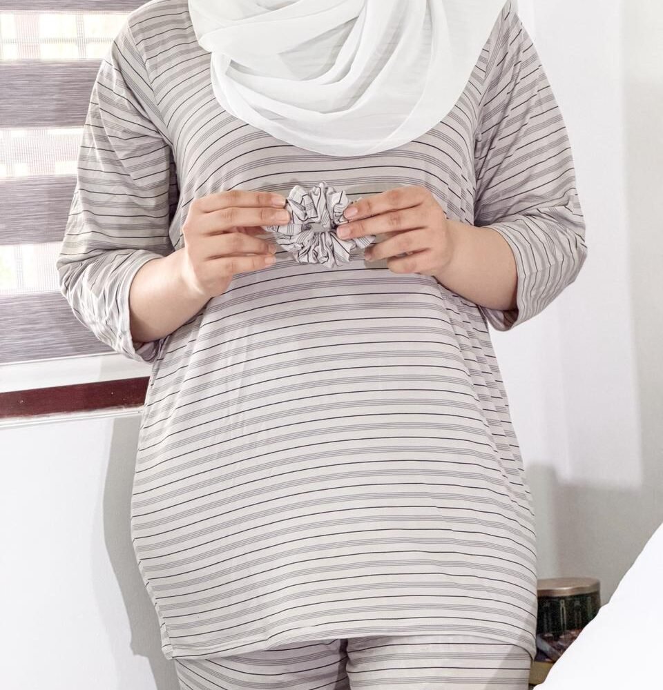 Light Gray Multi Stripe