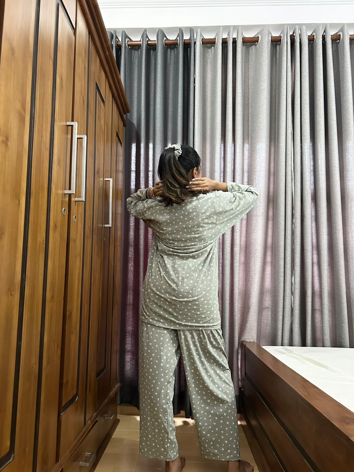 Sage Blossom Long Sleeve Set - Image 2
